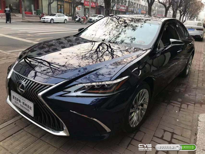 雷克萨斯e300隐形车衣透明膜model3